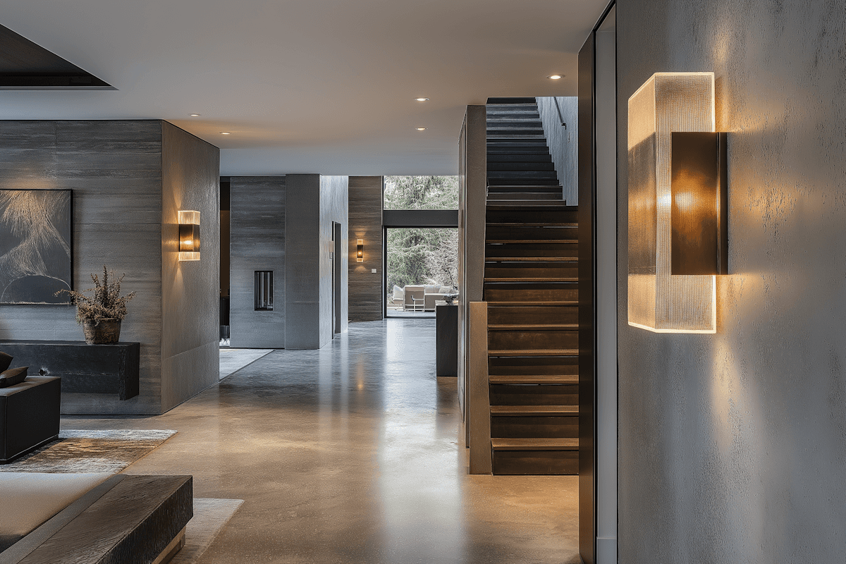 modern luxury interior hallway