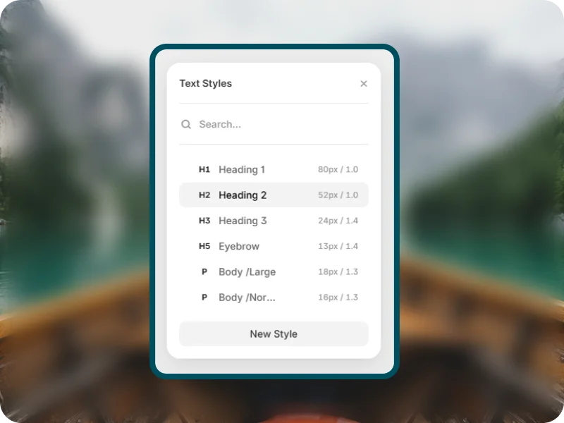 Custom Style variants