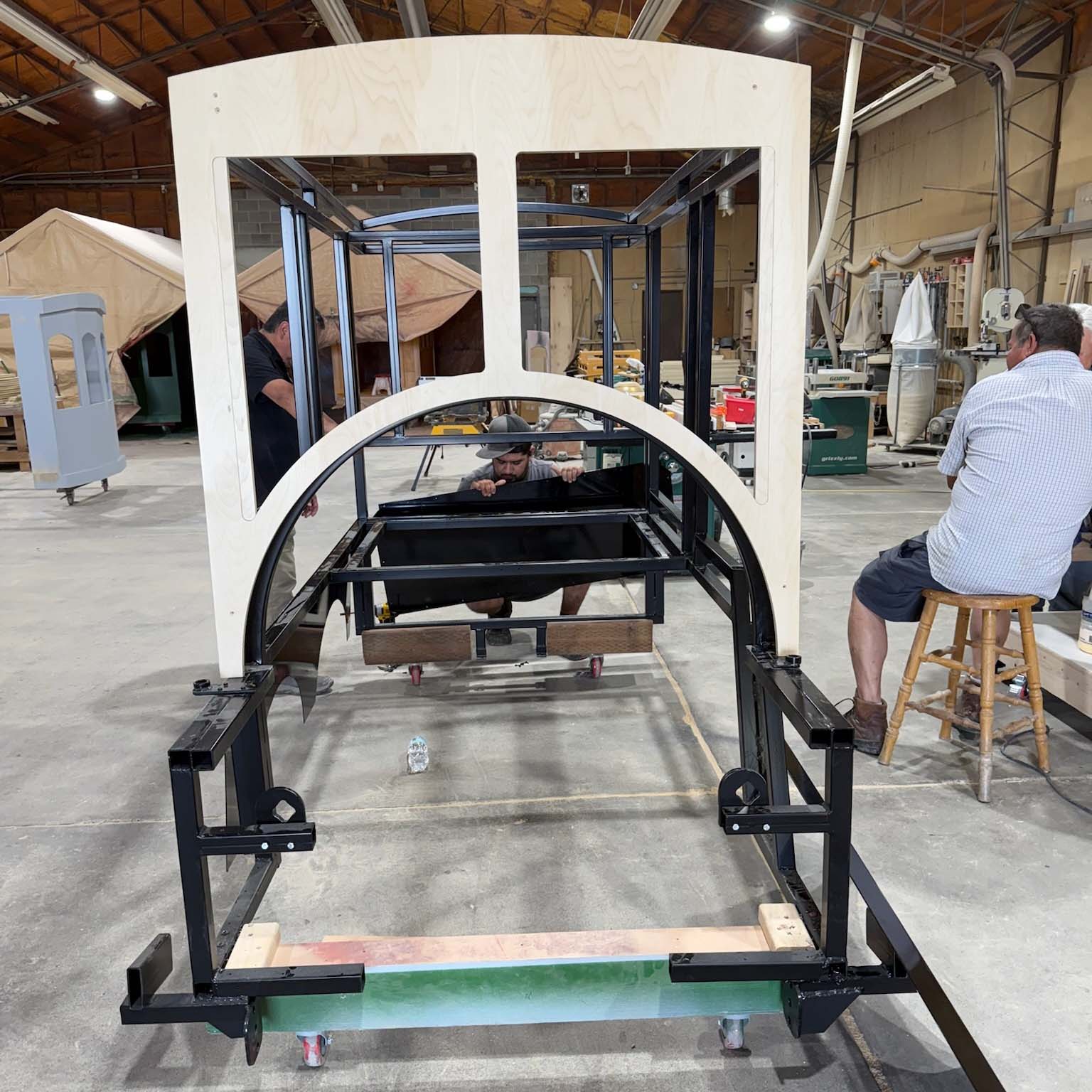 Frame of McNeil Trackless engine