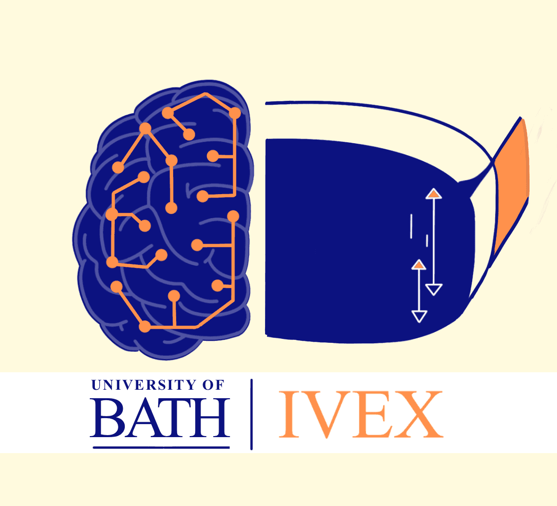 Logo merging a brain, VR headset, and University of Bath branding.