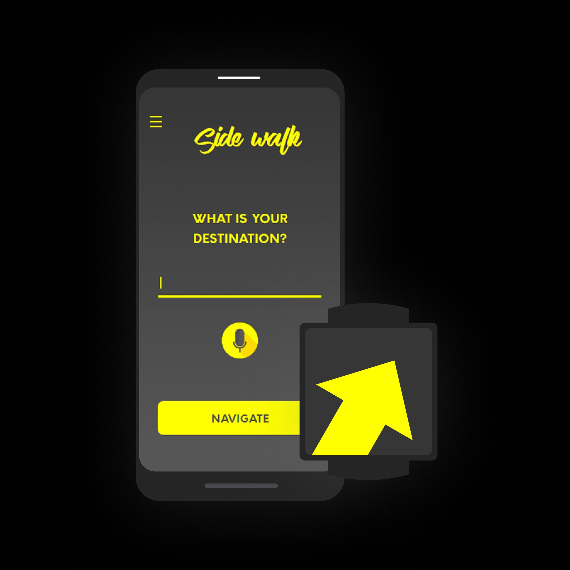 A smartphone and smartwatch wayfinding app for the visually impaired people