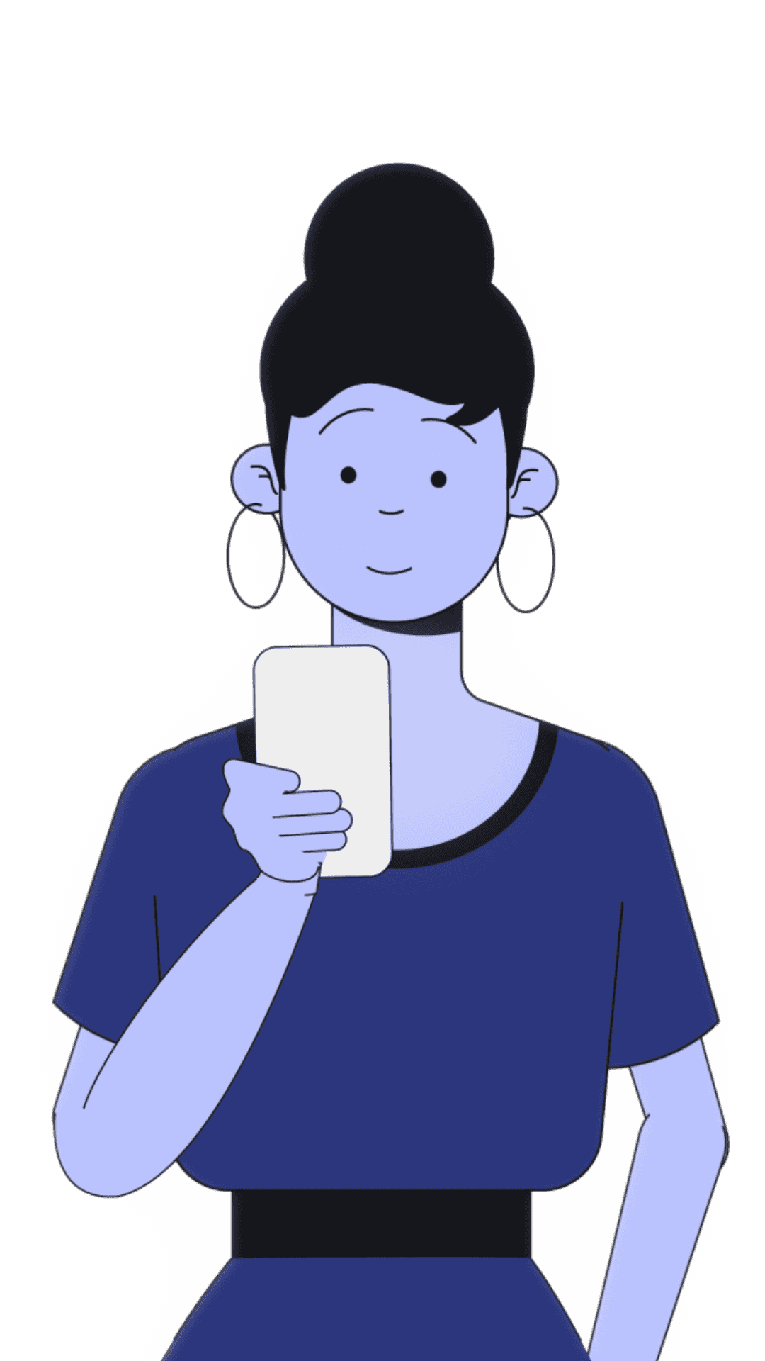 Woman using a mobile phone