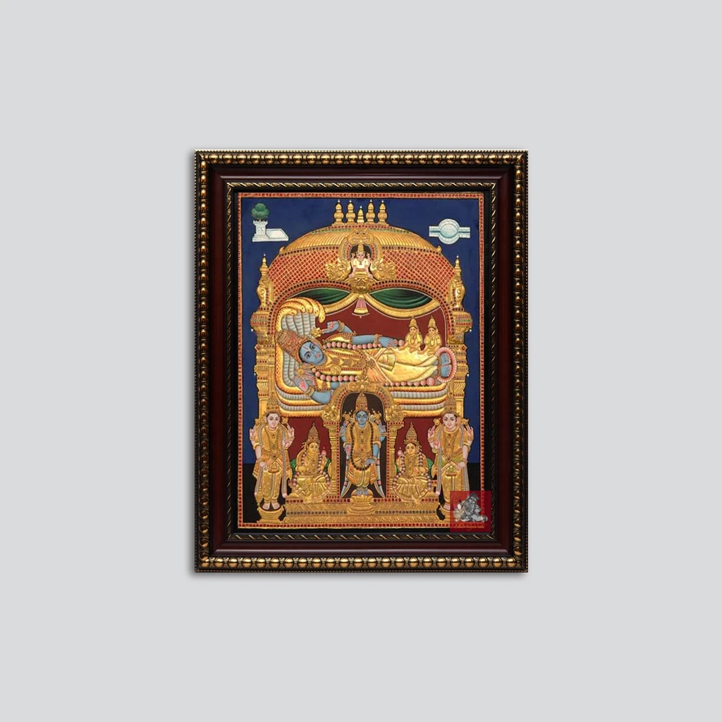 Ranganatha Tanjore Painting