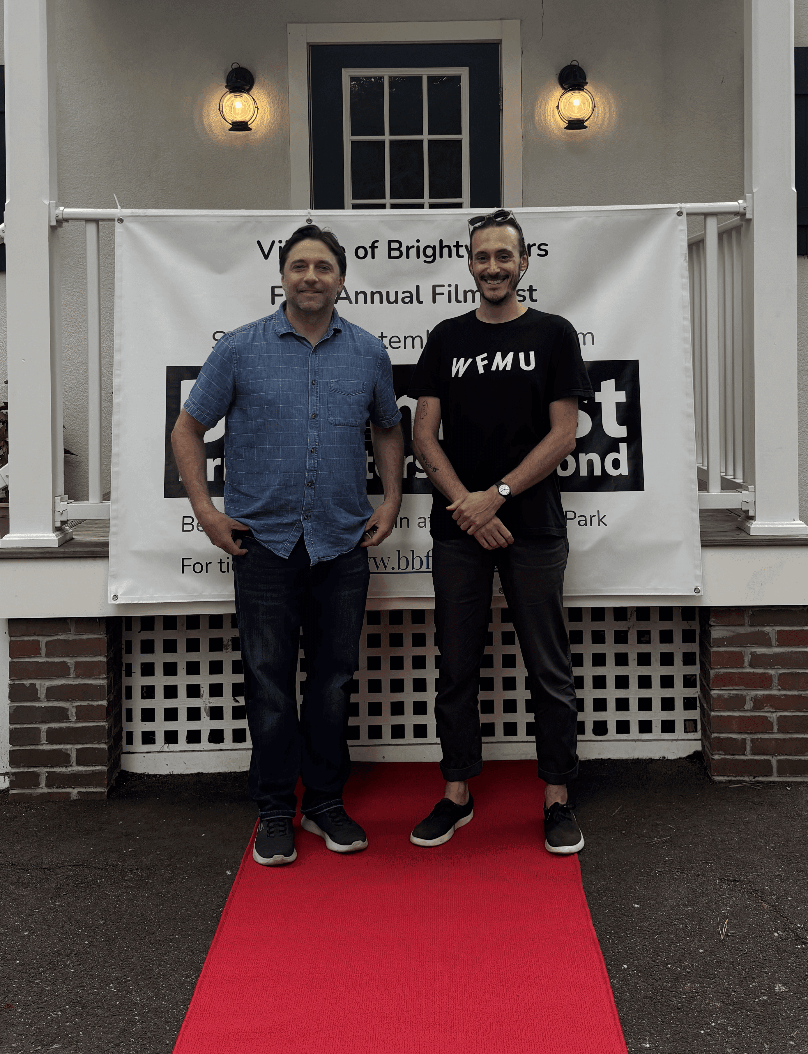 Brightwaters & Beyond Film. Filmfest Judges: Joe Zito (left) and Paul Taylor (Right)