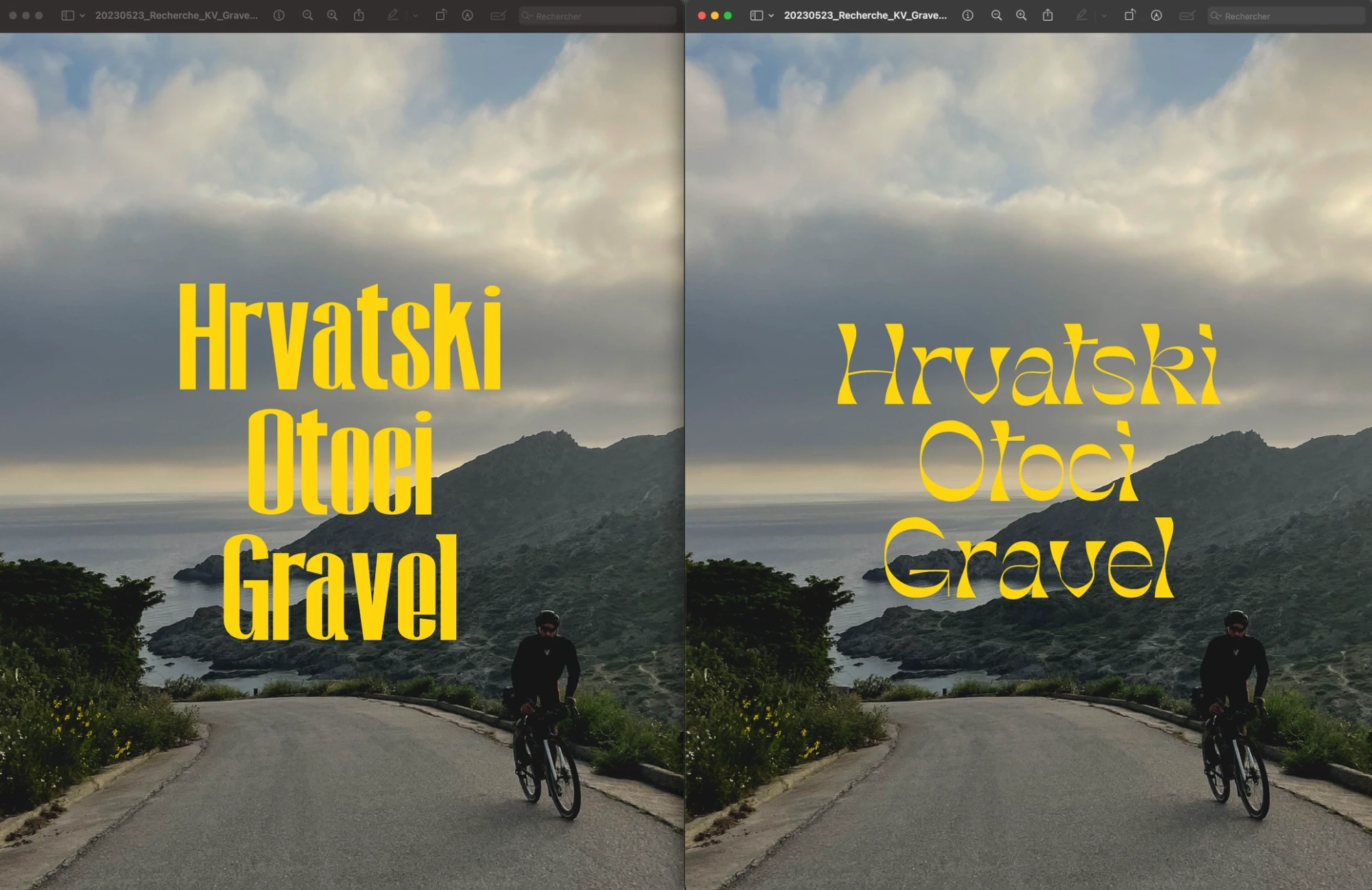 Projet “Hrvatski Otok Gravel” – contenu vidéo et photo sur le cyclisme d’aventure.
