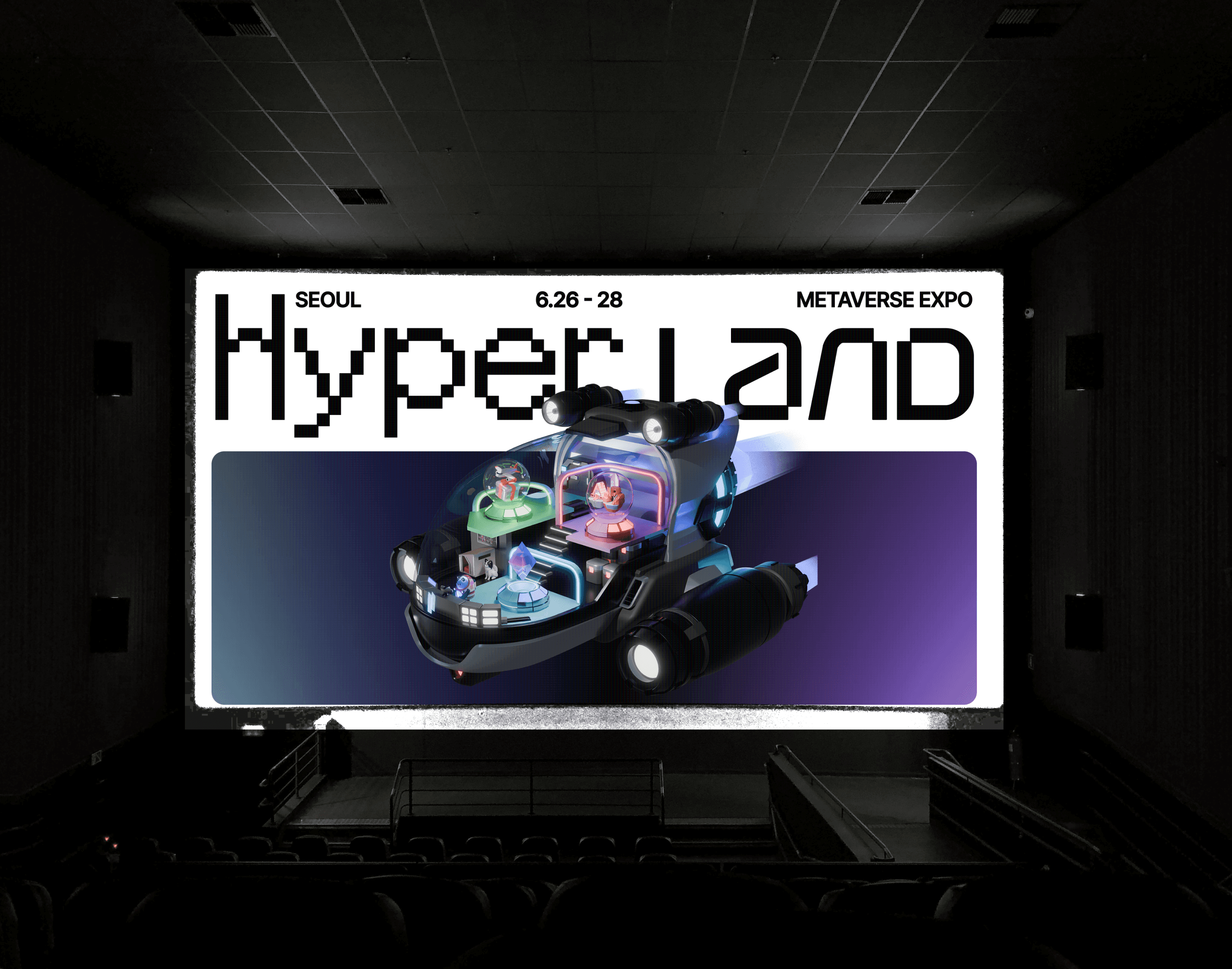 Editorial magazine design standing upright with oversized typography and clean layout