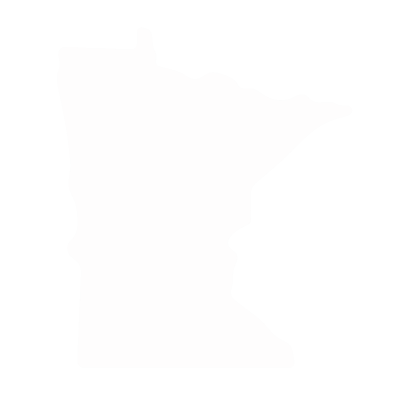 Minnesota state silhouette