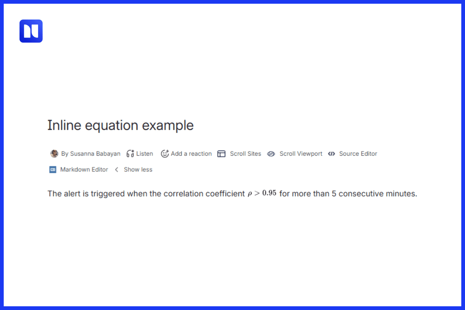 Write inline math in Confluence&nbsp;
