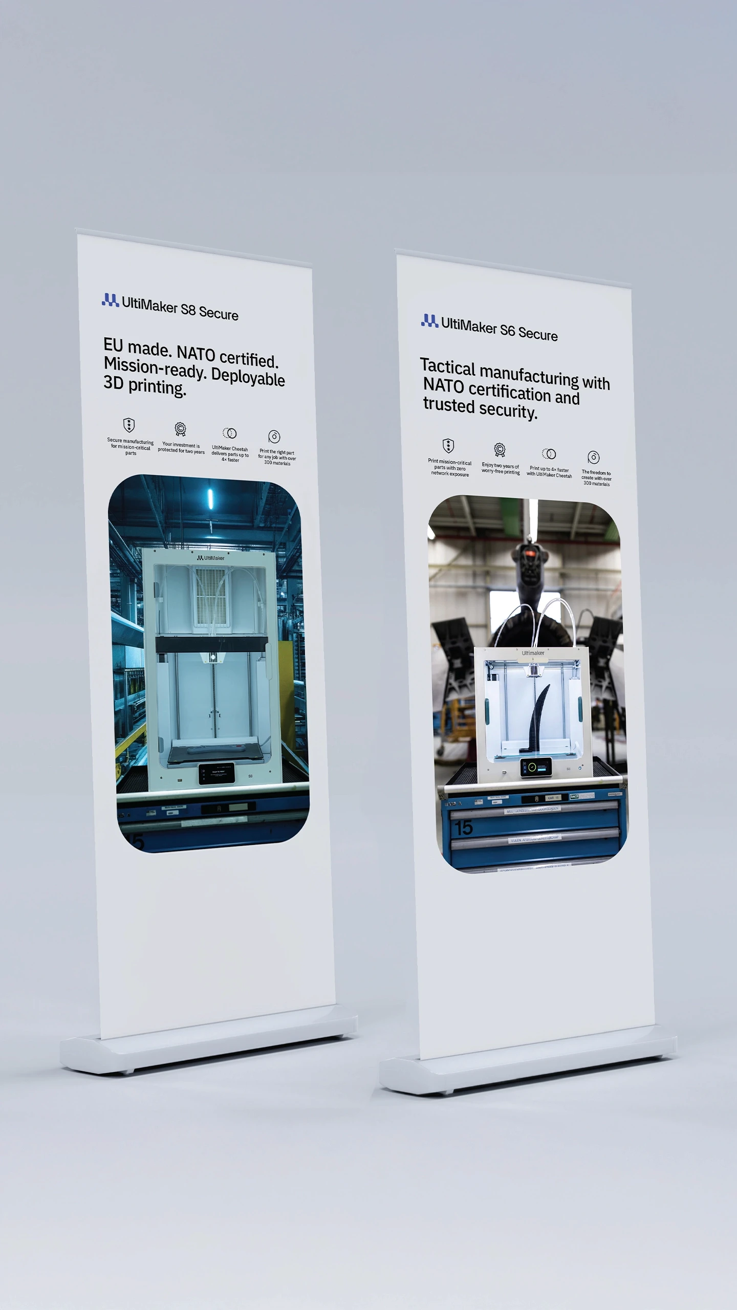 Modern home office setup with a monitor, ergonomic chair, keyboard, and indoor plants near a window with blinds.