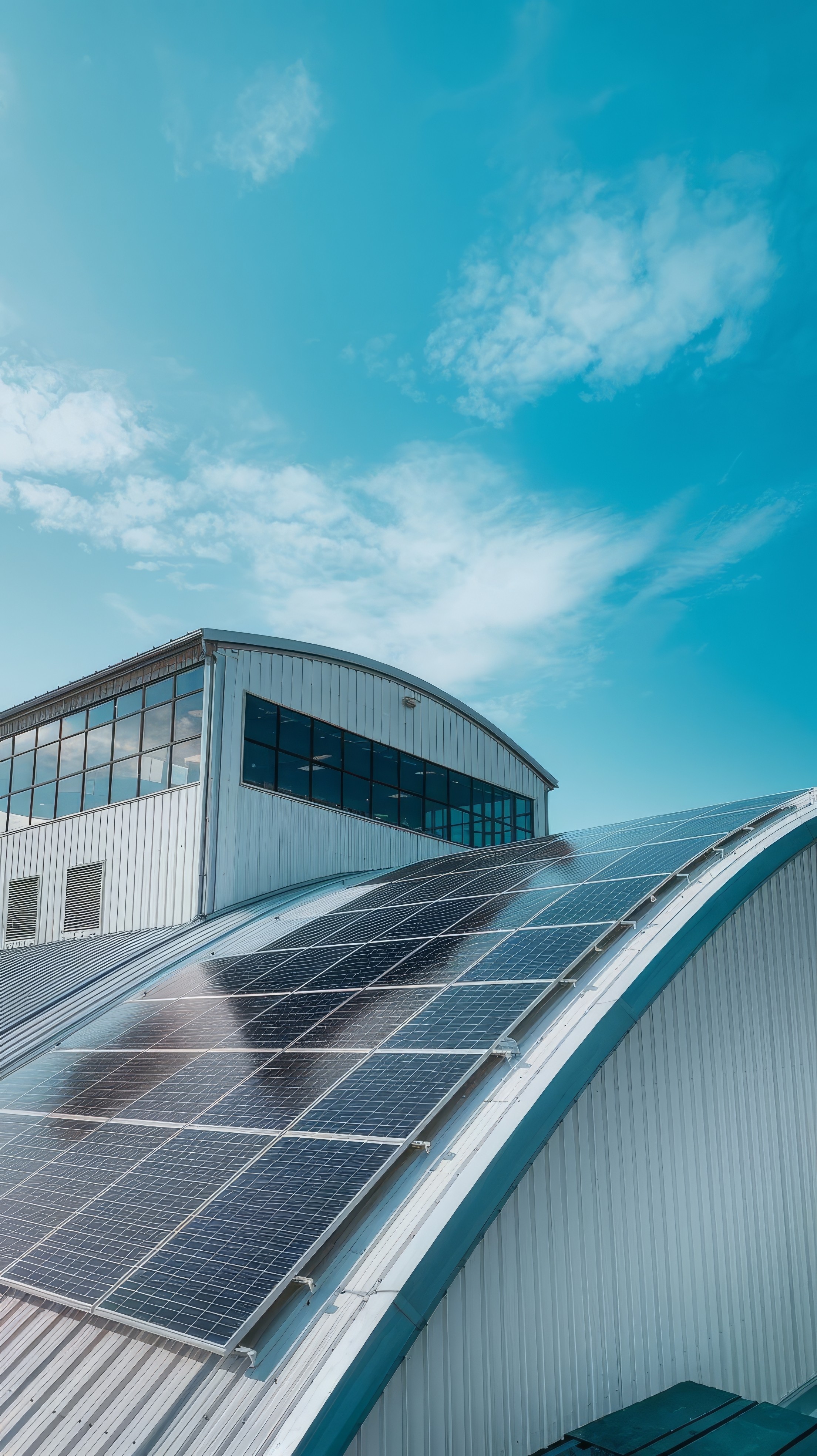 工廠倉庫太陽能光伏發電系統有效遮陽