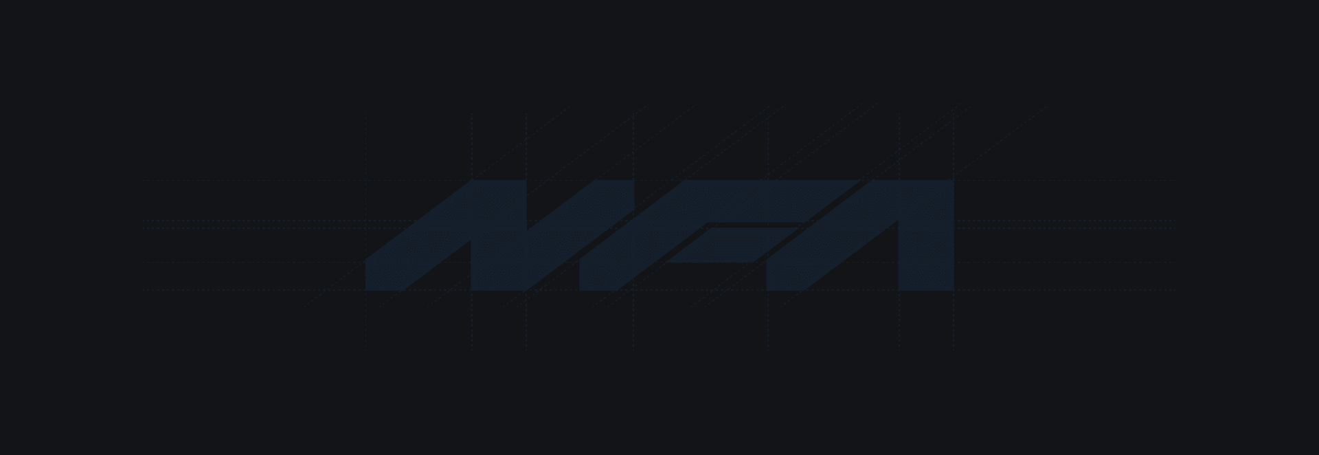 NFA logo displayed within a geometric grid, highlighting the construction and structure of the new v