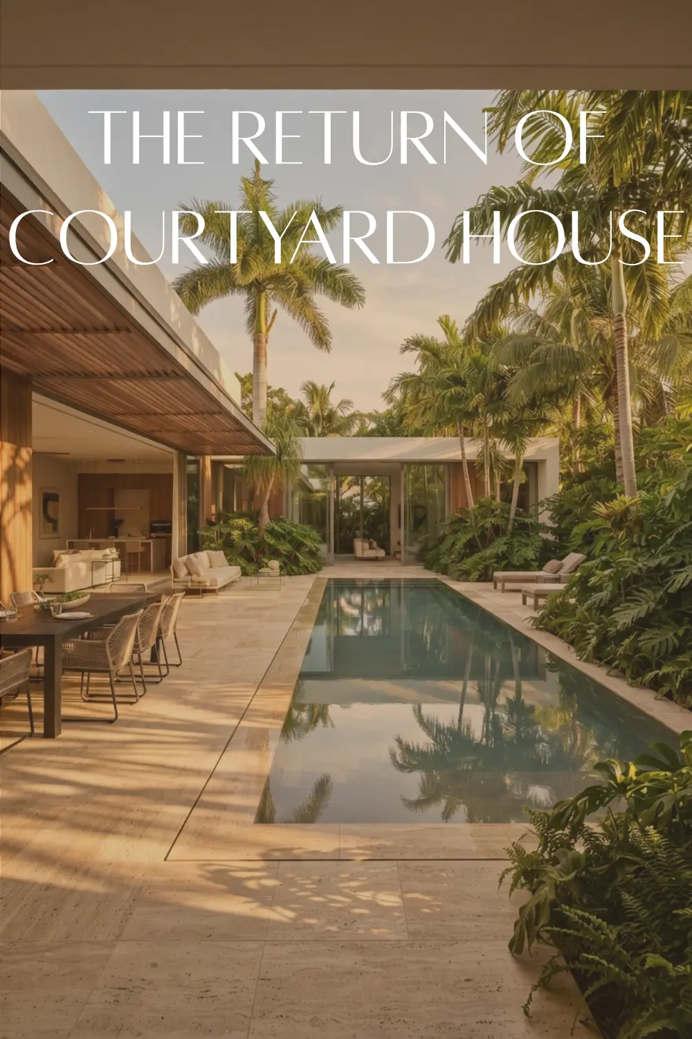The return of Courtyard house