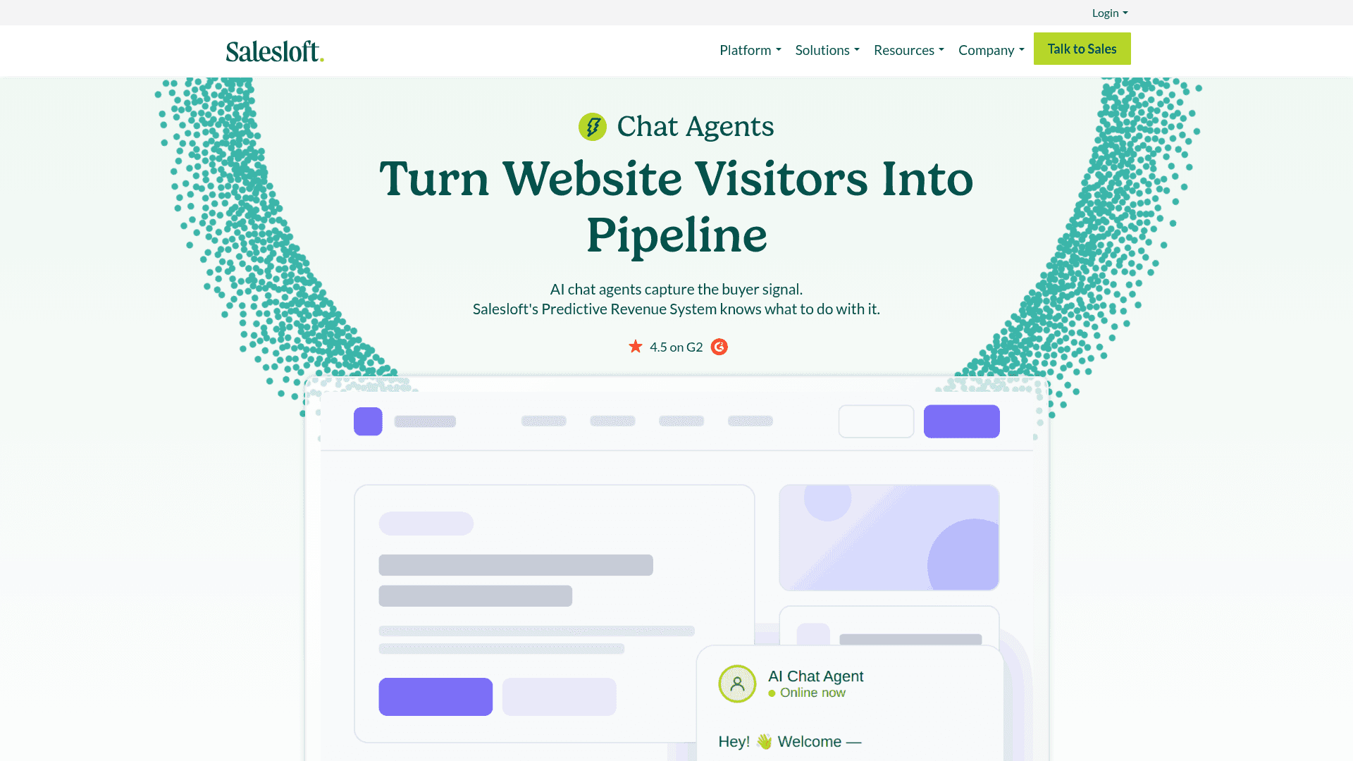 Screenshot of https://www.drift.com
