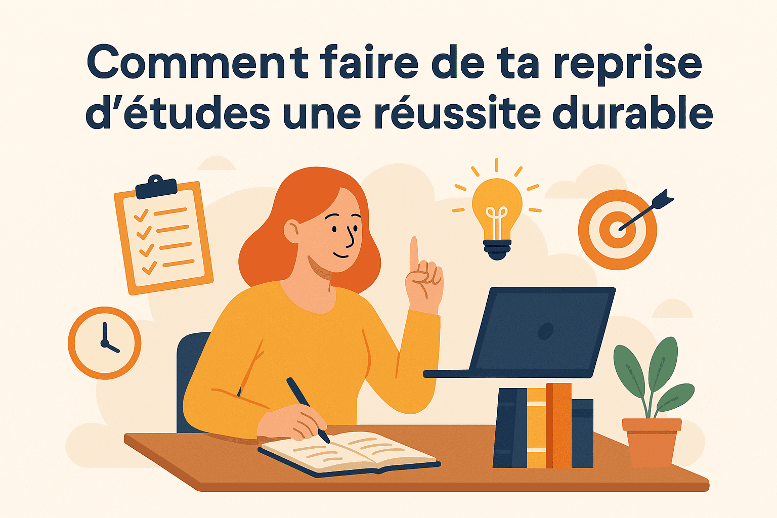 Comment faire de ta reprise d’études une réussite durable