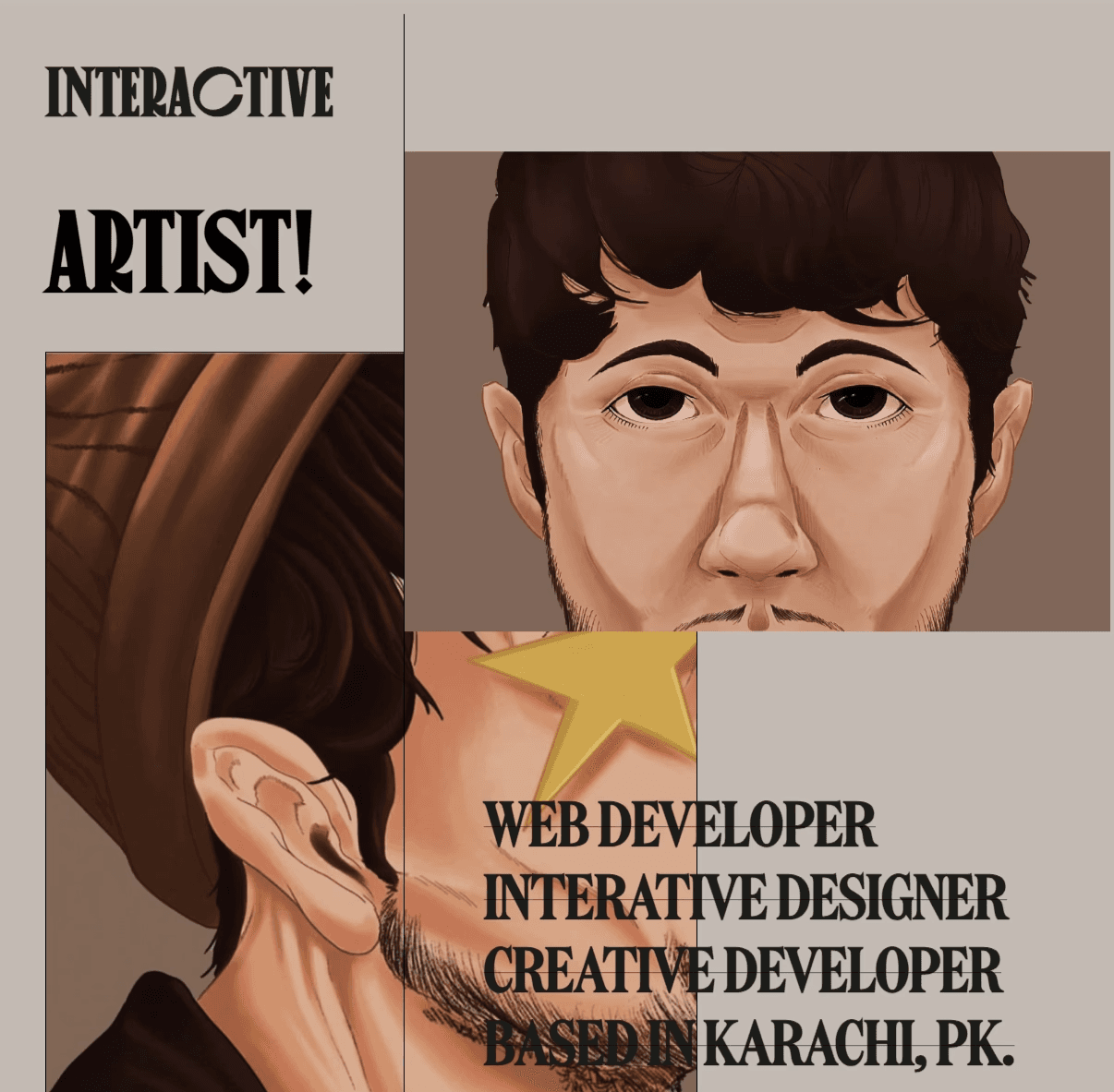 An urban style website for portfolio 