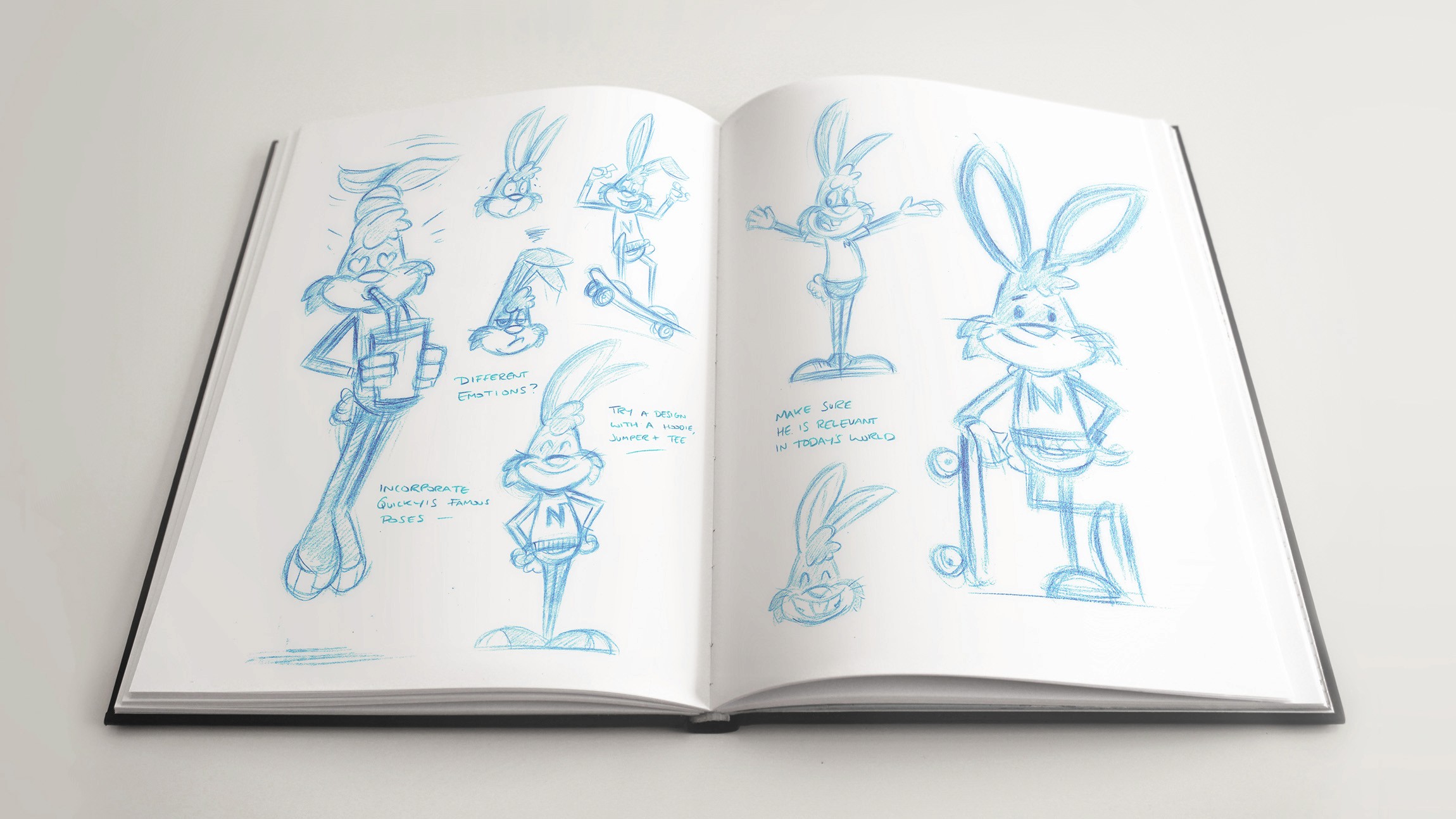 Quicky character design by UK designer Dan Bailey