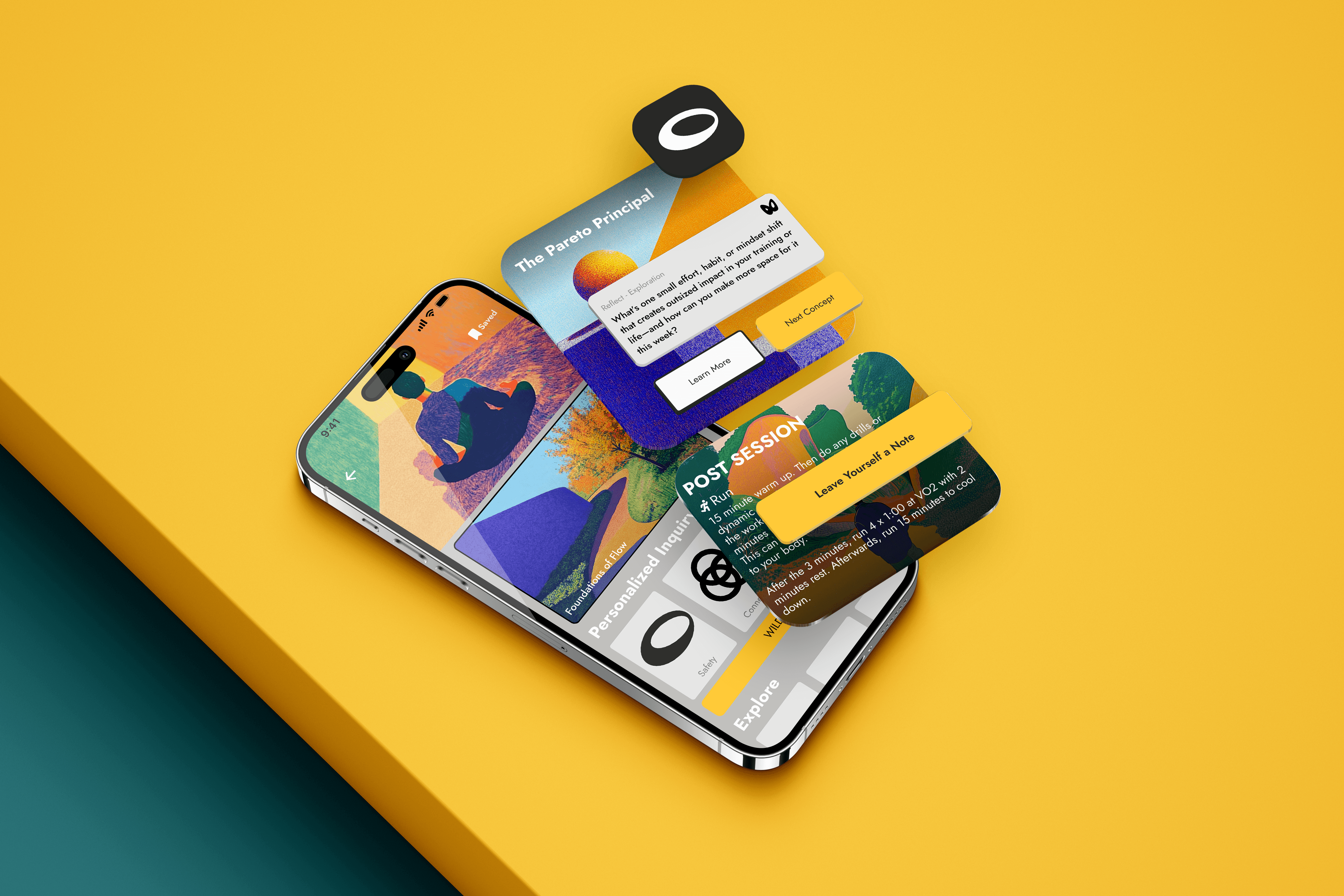 Illustration of figure walking 