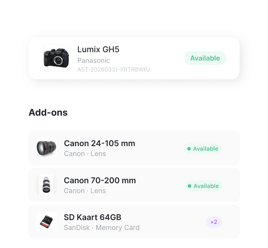 Add-ons Bundle AV Gear Management