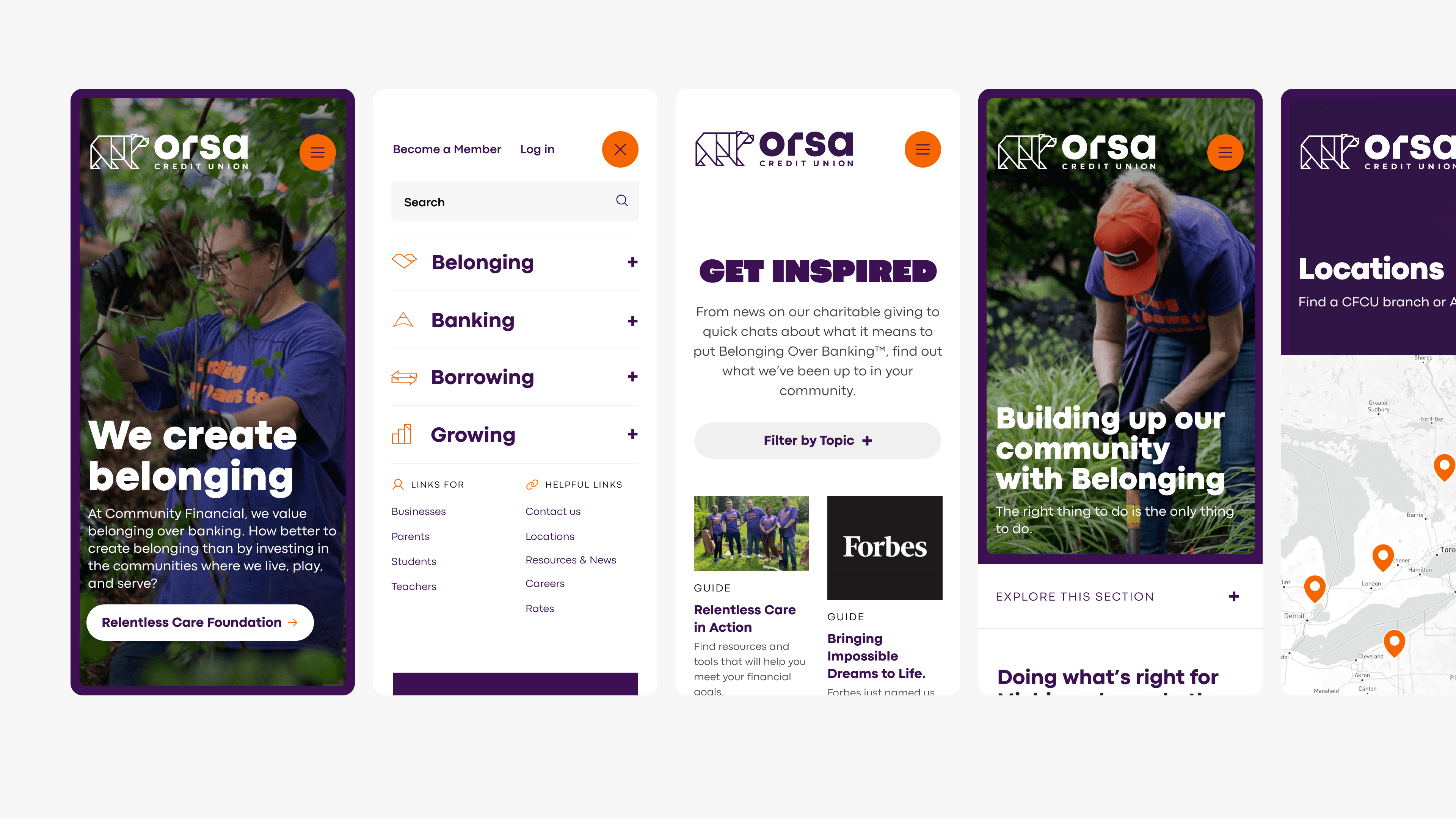 ORSA Credit Union - Mobile Design by DEEO