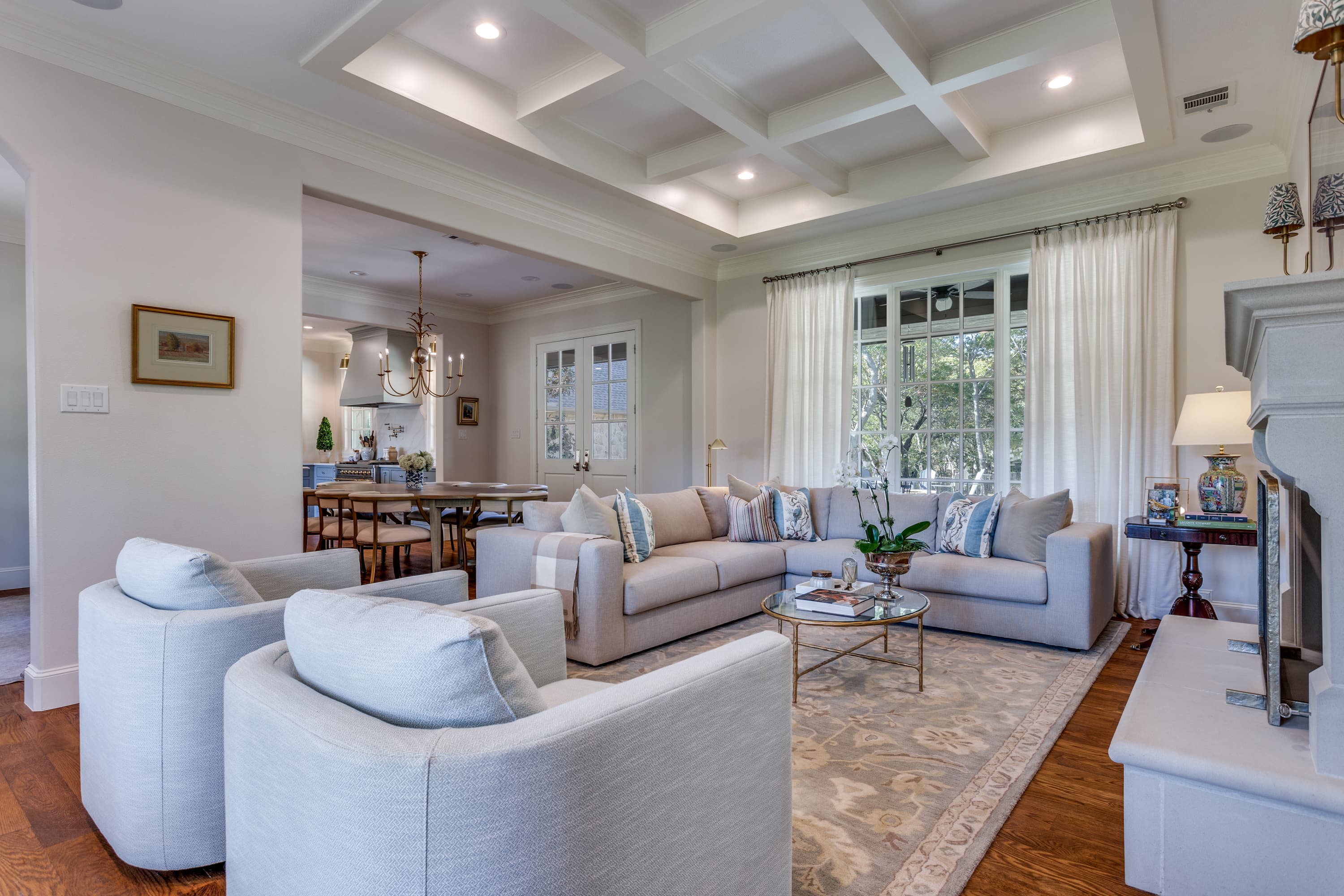 luxury living room remodel