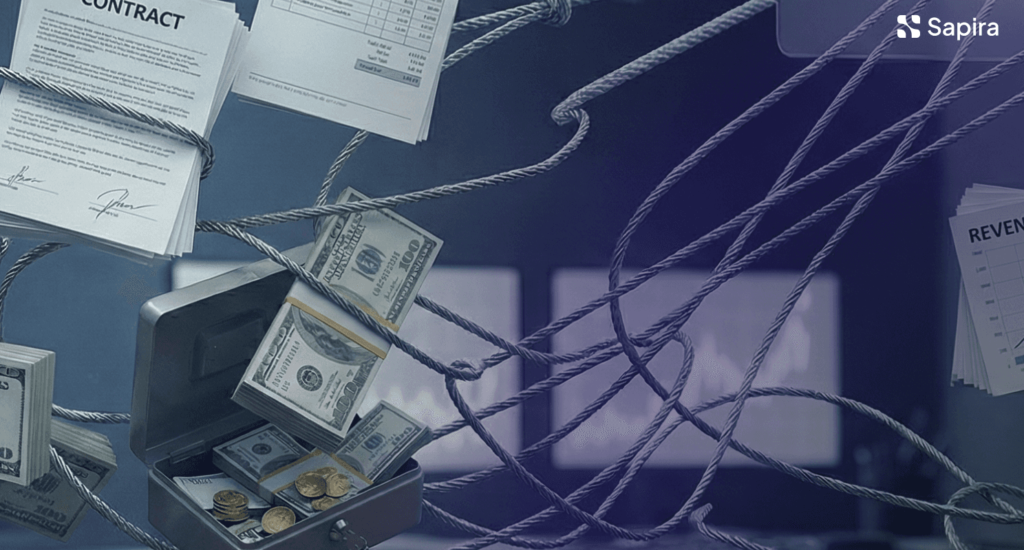 Ilustración conceptual del capital de trabajo y su relación con el flujo Order-to-Cash en empresas B2B y SaaS.