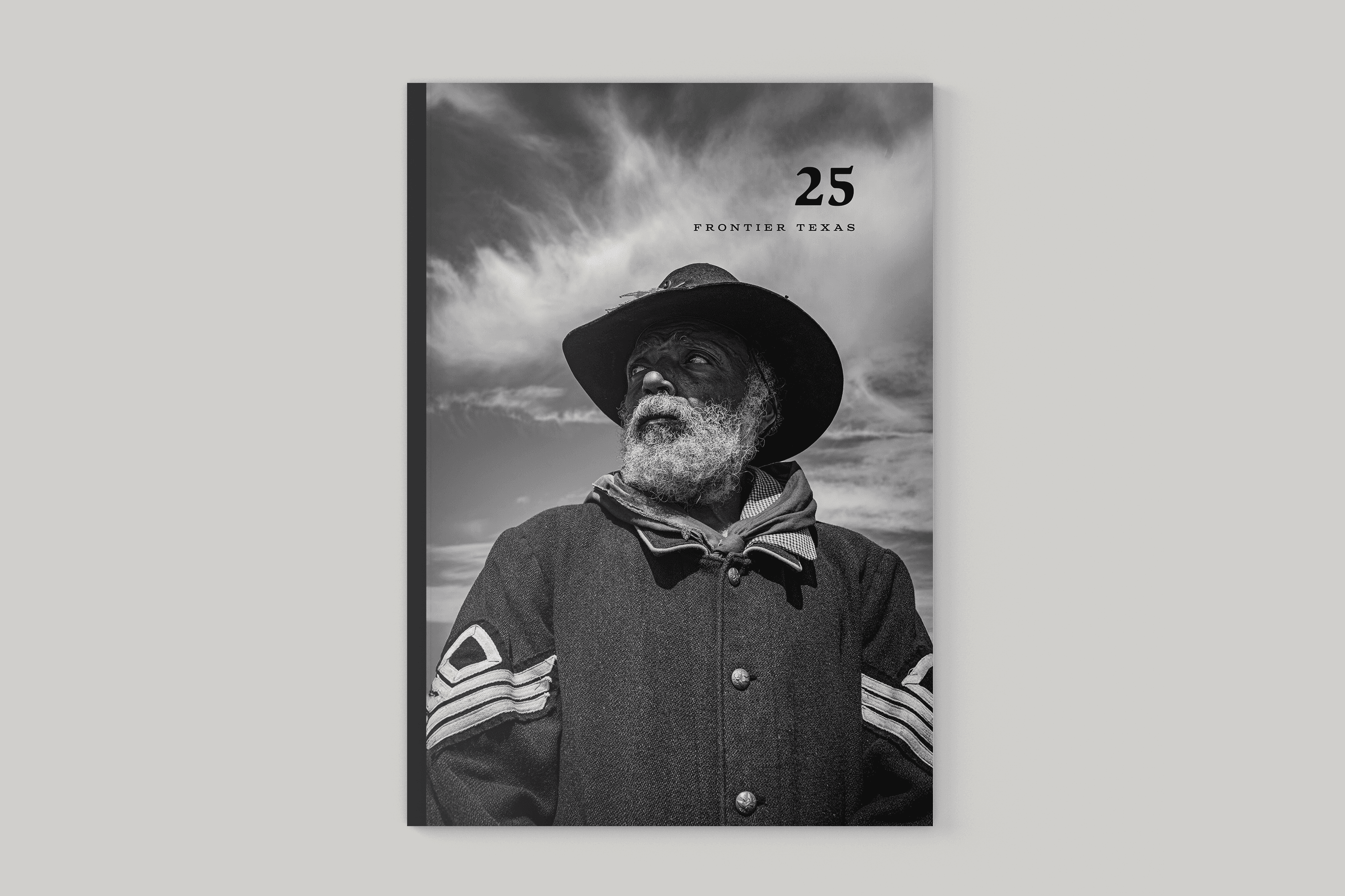 Frontier Texas Annual Report Cover with Buffalo Soldier William Reese
