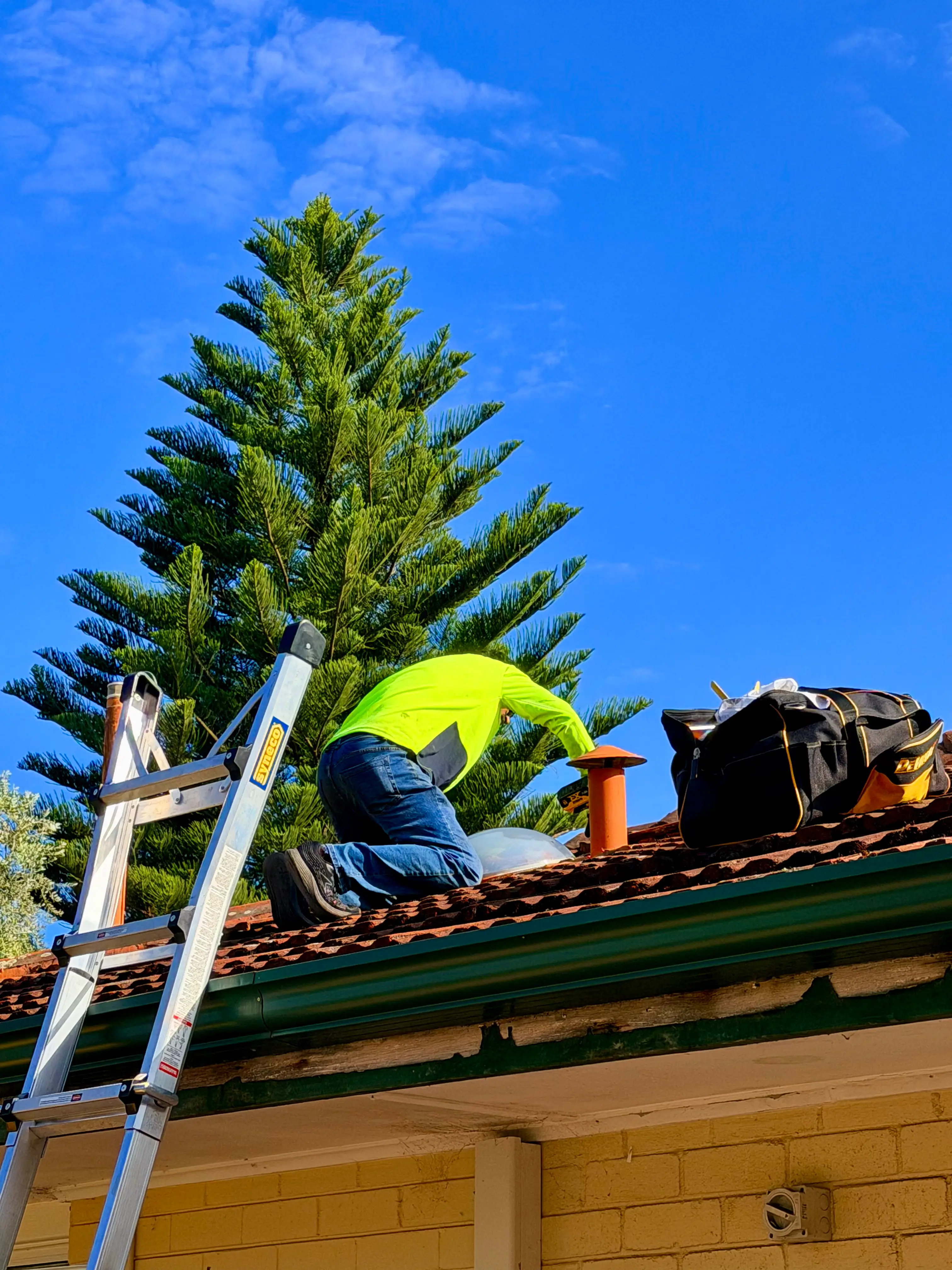 Roof leak repaired on a tiled home in Riverton WA