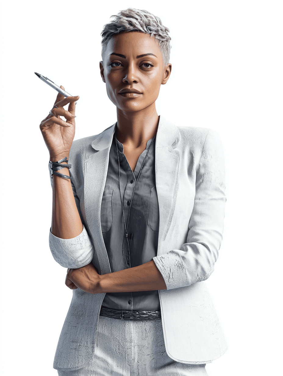 A consultant prepares for a high-stakes stakeholder consultation. This image highlights the facilitation skills needed in change management to guide competing stakeholders to a unified solution.