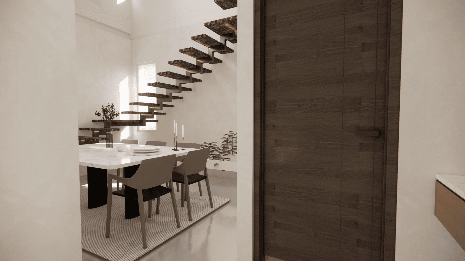 Project showcase image featuring a modern, refined interior.