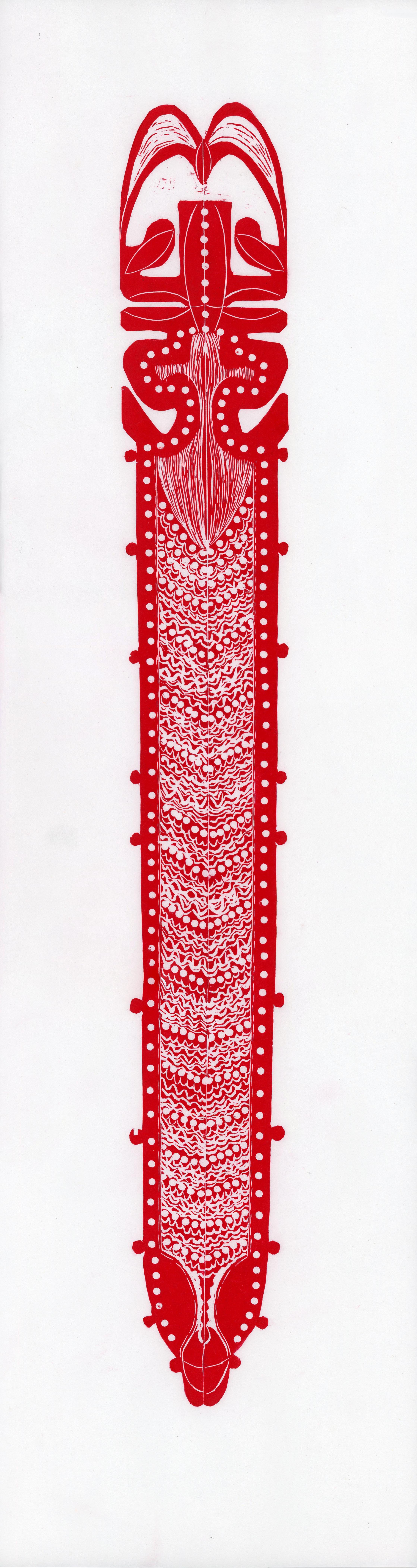 herd of sheep on road painting