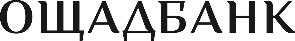 Logo of Oschadbank — state-owned Ukrainian bank, participated in strategic facilitation with GUFR impact consulting.