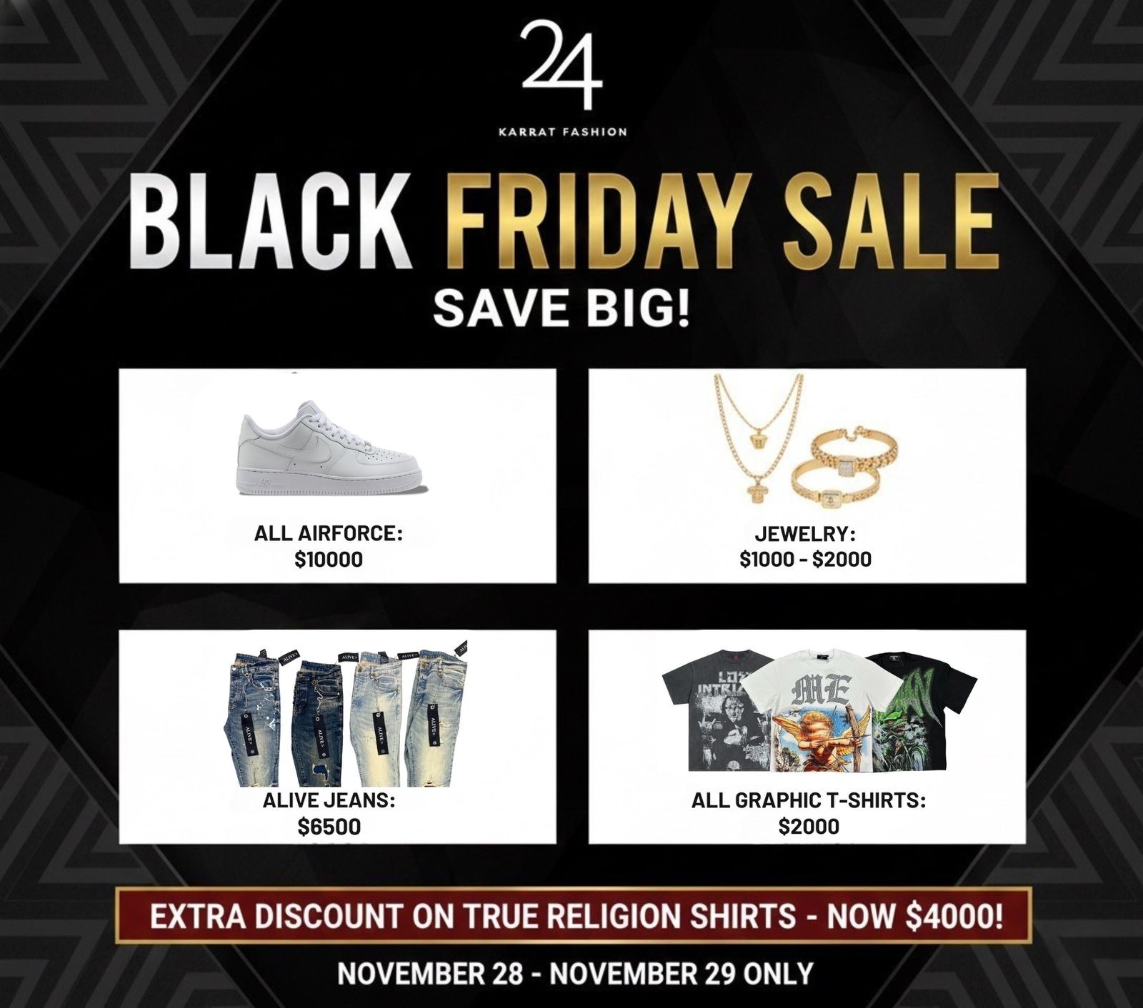 24 karrat fashion social media post