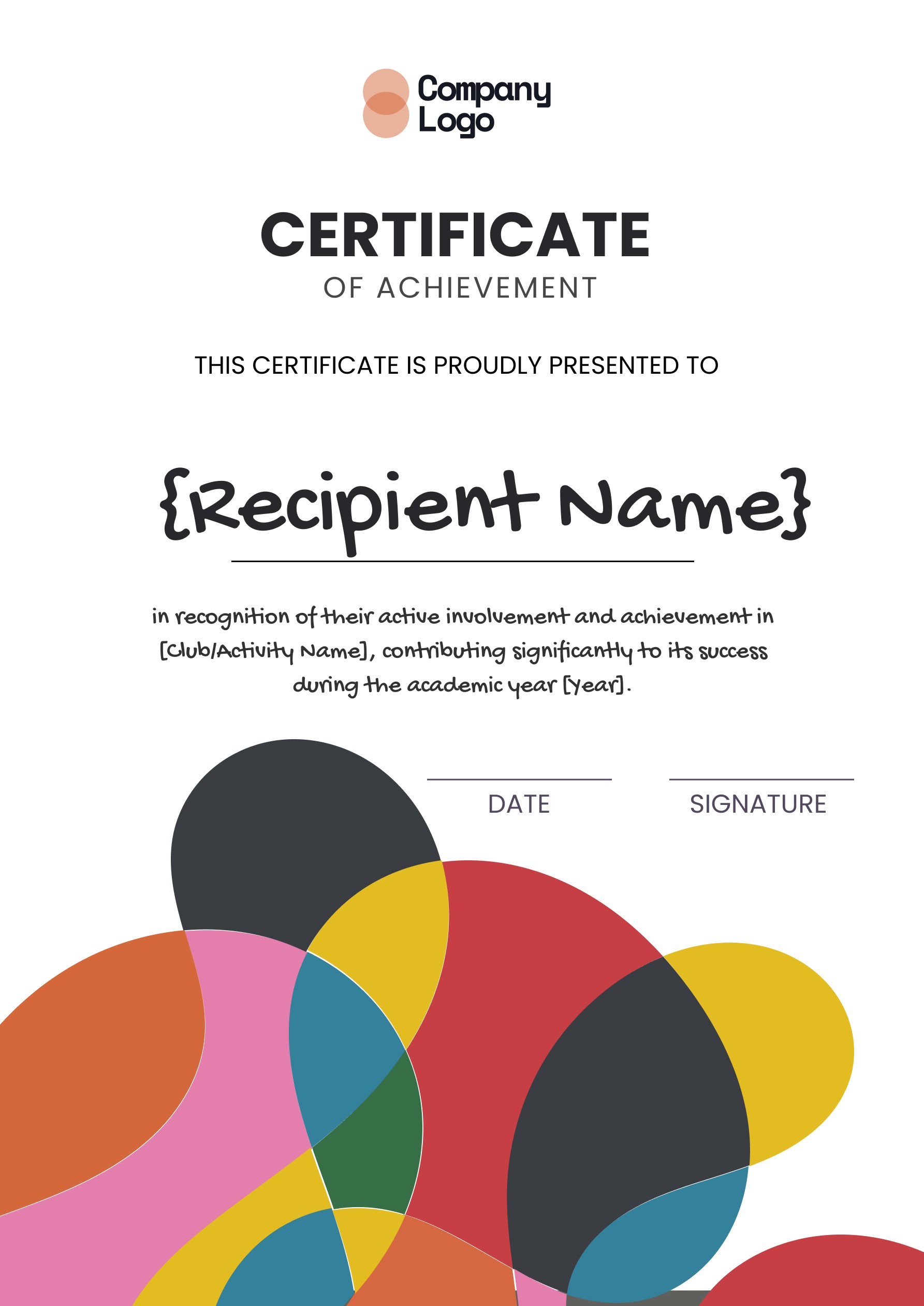Wauld - Simple and streamlined school certificate template