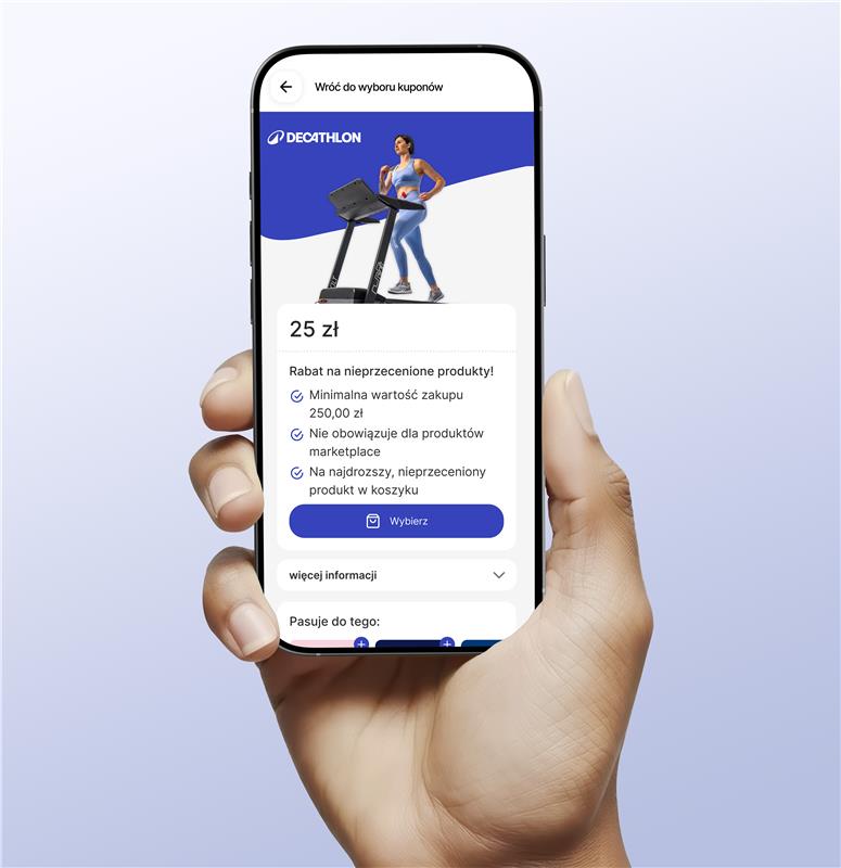 Smartfon wyświetlający ekran produktu Sovendus