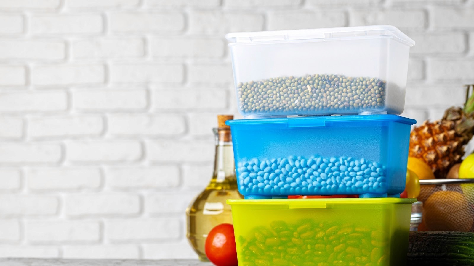 Use Transparent Storage Containers