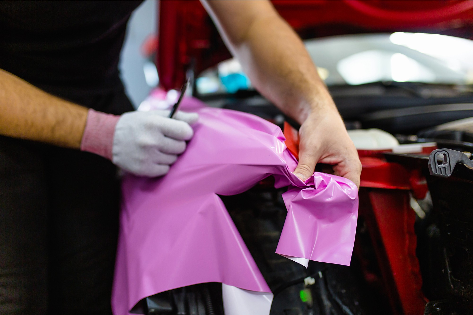 Auto folieren lernen Schulung