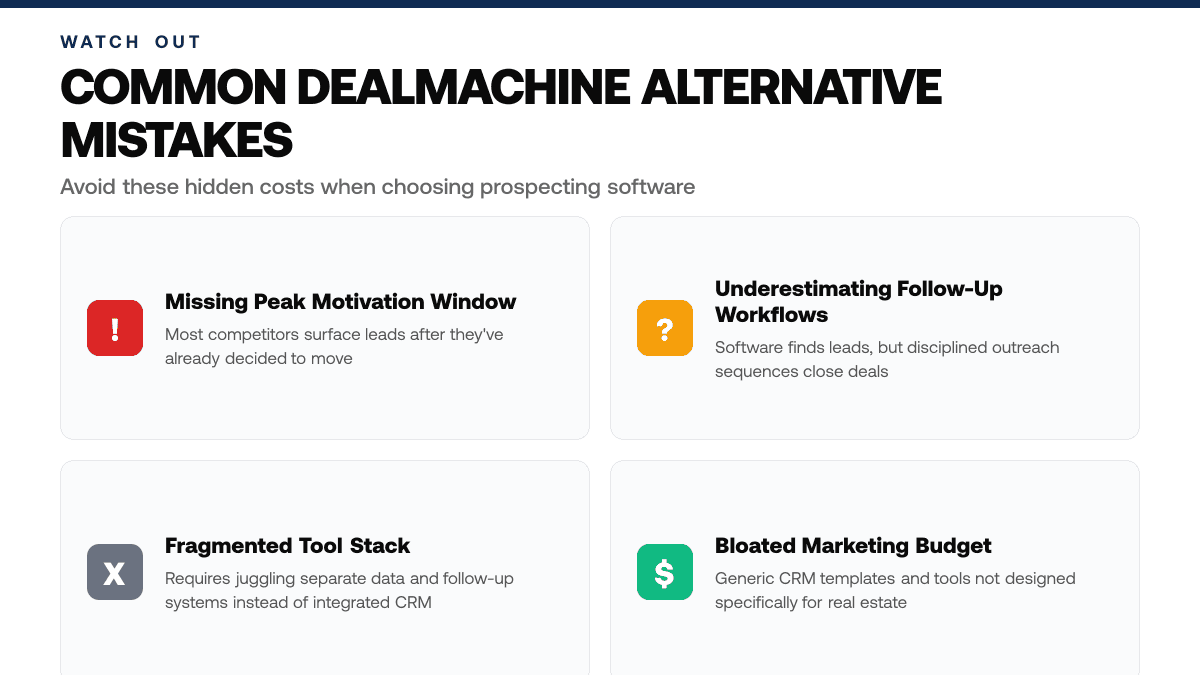 Best Dealmachine Alternative 2026 — warning-callouts