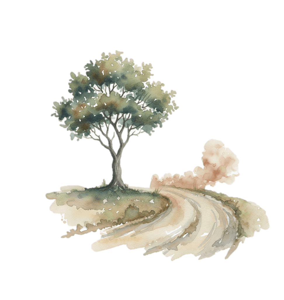 Watercolor Tree Illustration