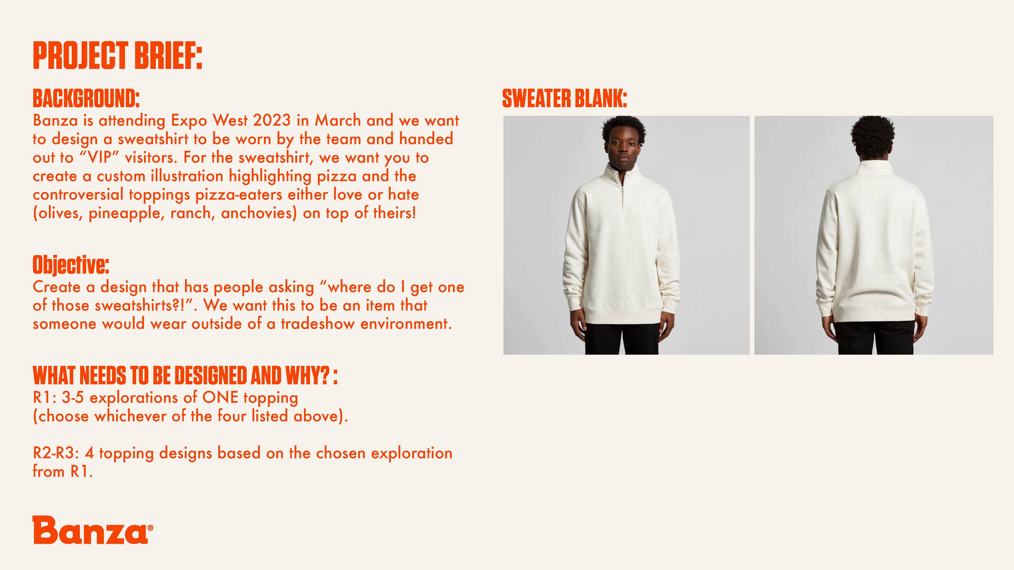 Banza Expo West Concept Presentation Deck