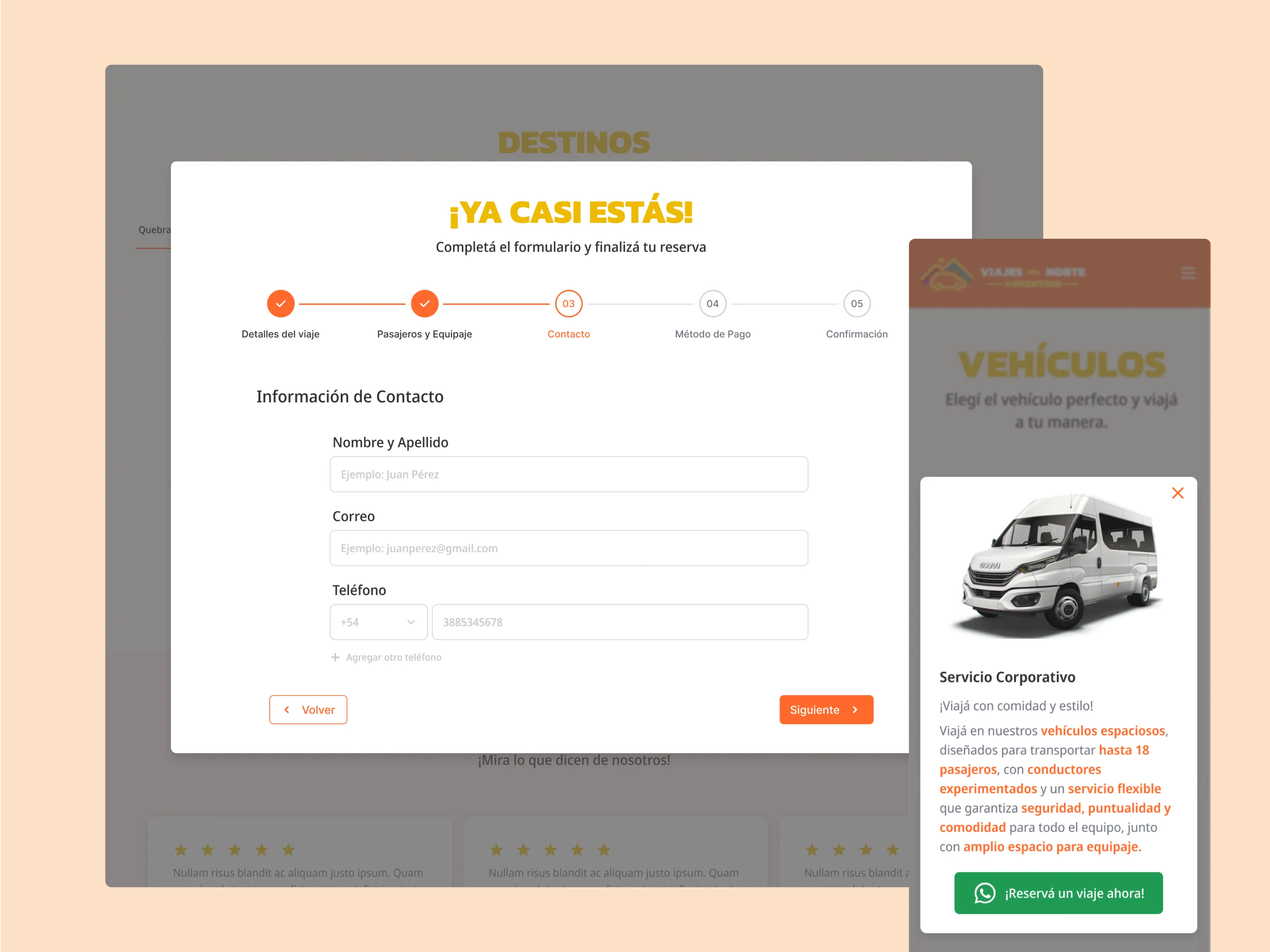 Viajes del Norte Argentino Pop-up