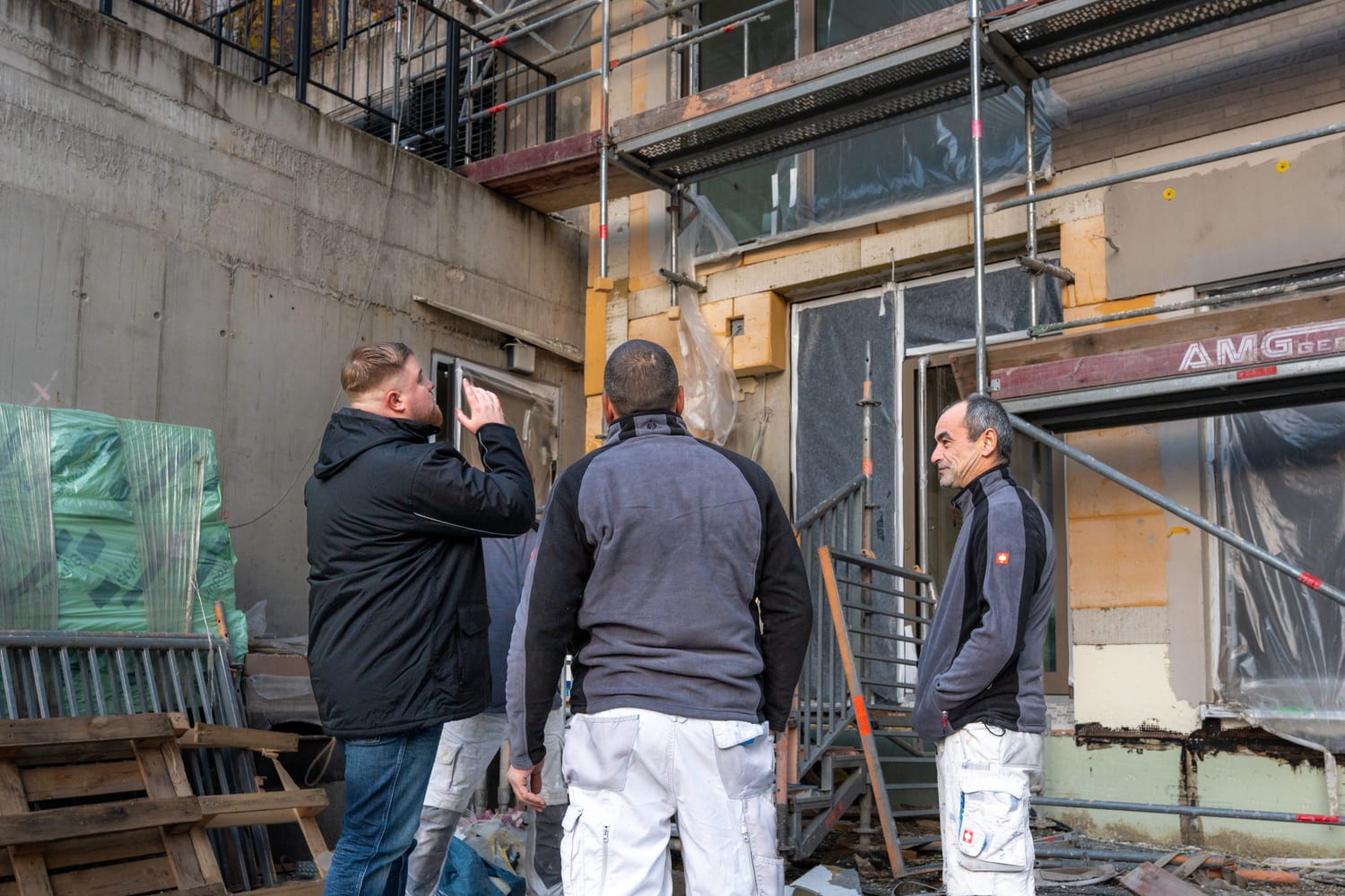 Bild vom Team in der Planung, EdelFelsen