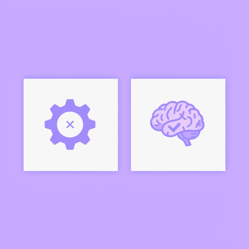 Before and after comparison: basic task automation versus intelligent adaptive systems