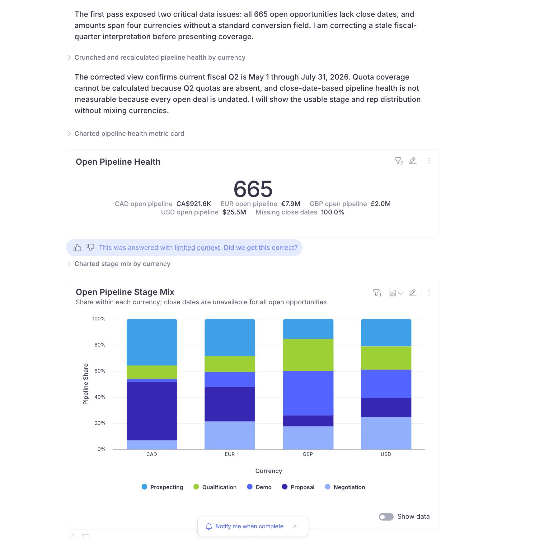 Analyzing data with Chat 2.0