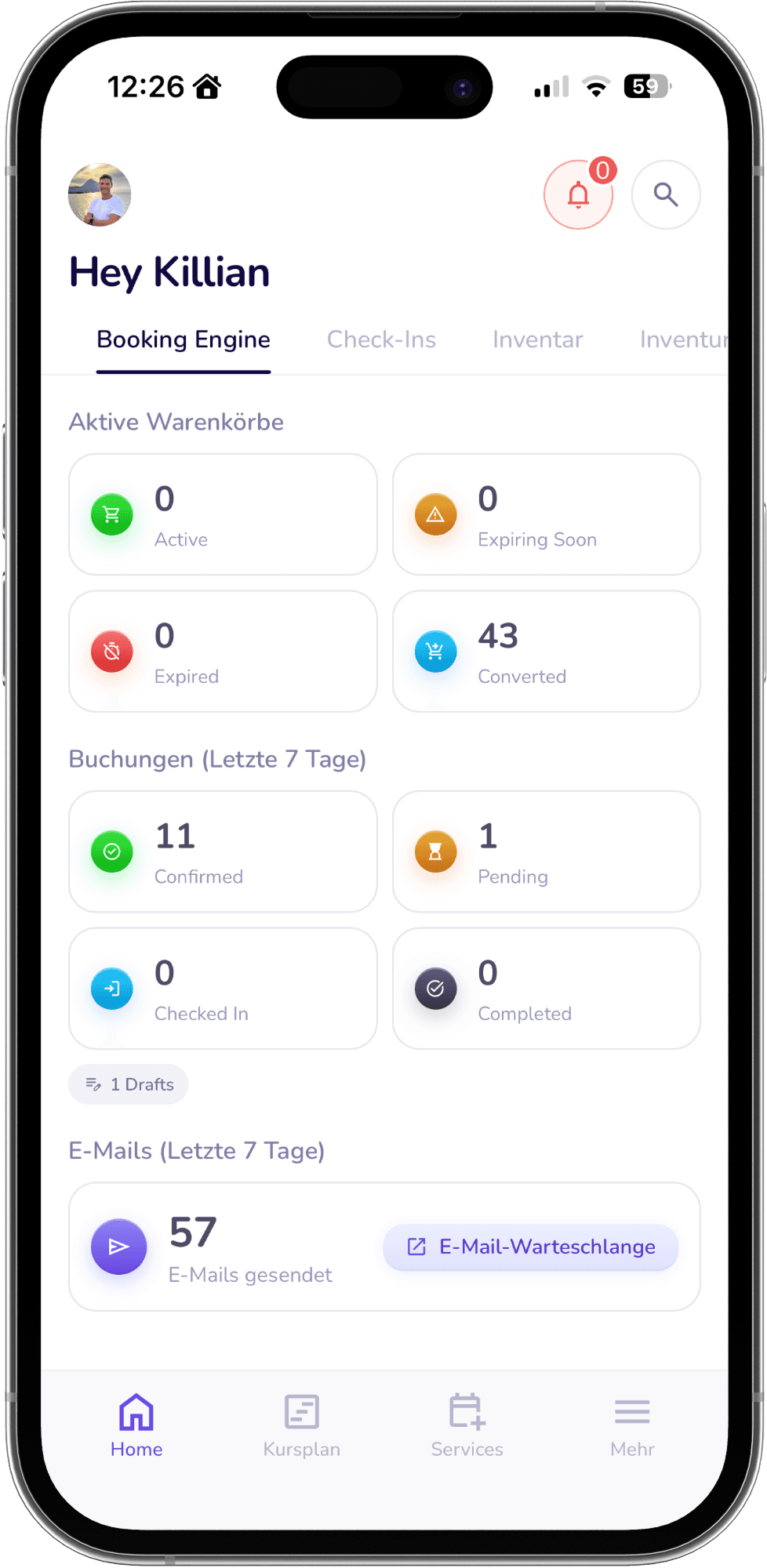 Tideforce reporting on mobile