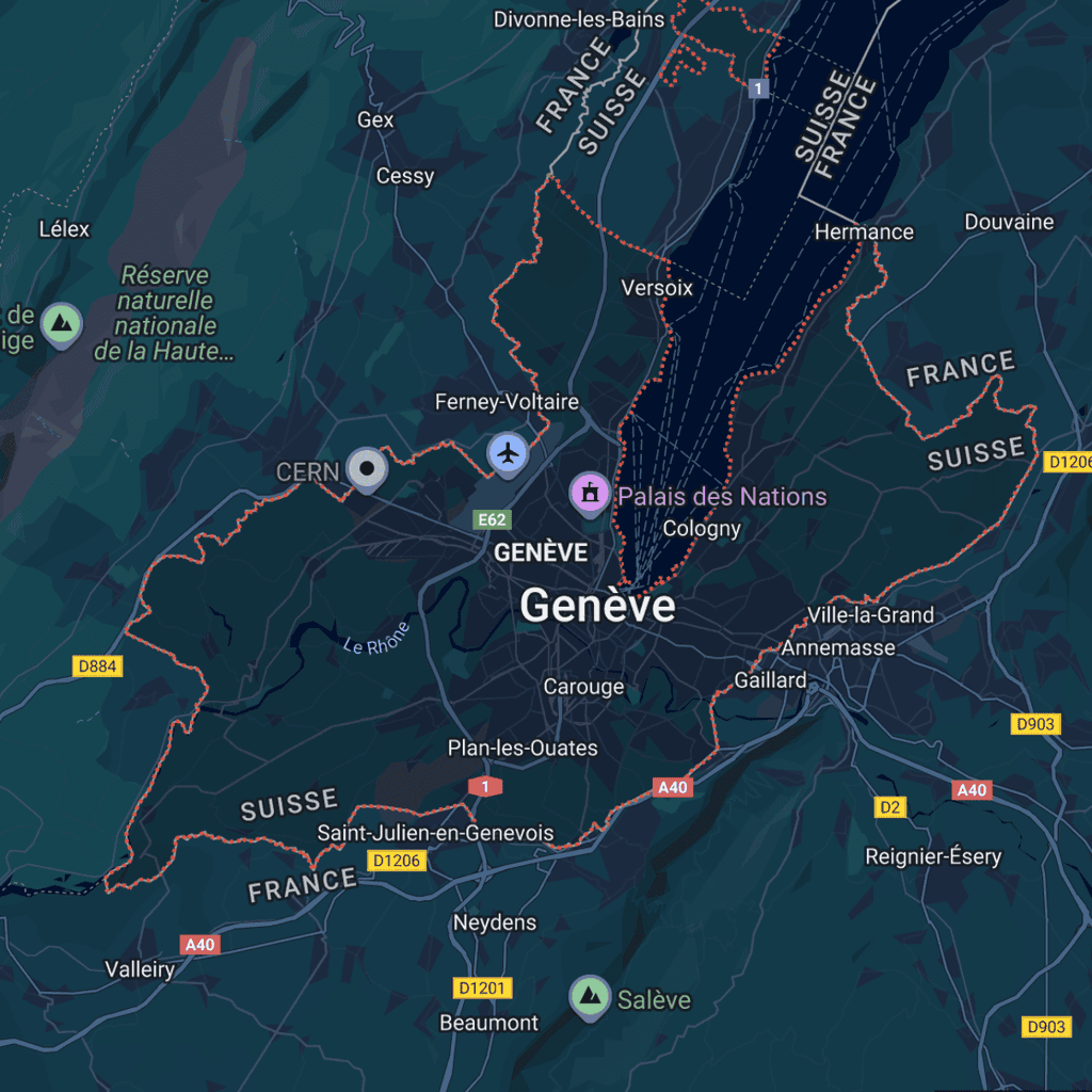 Géolocation de l'Architecte à Genève