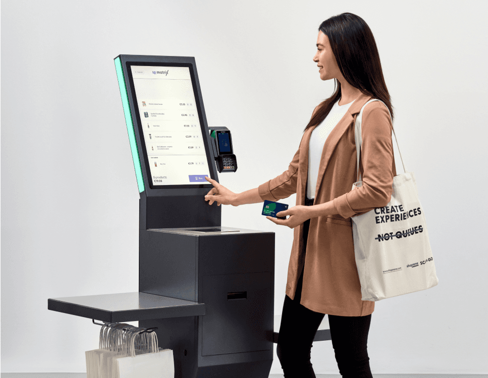 shopreme matrix - self checkout kiosk