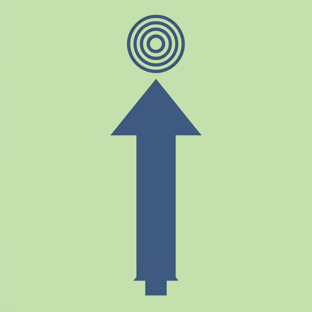 Upward arrow showing growth from generic applications to strategic scholarship success rates