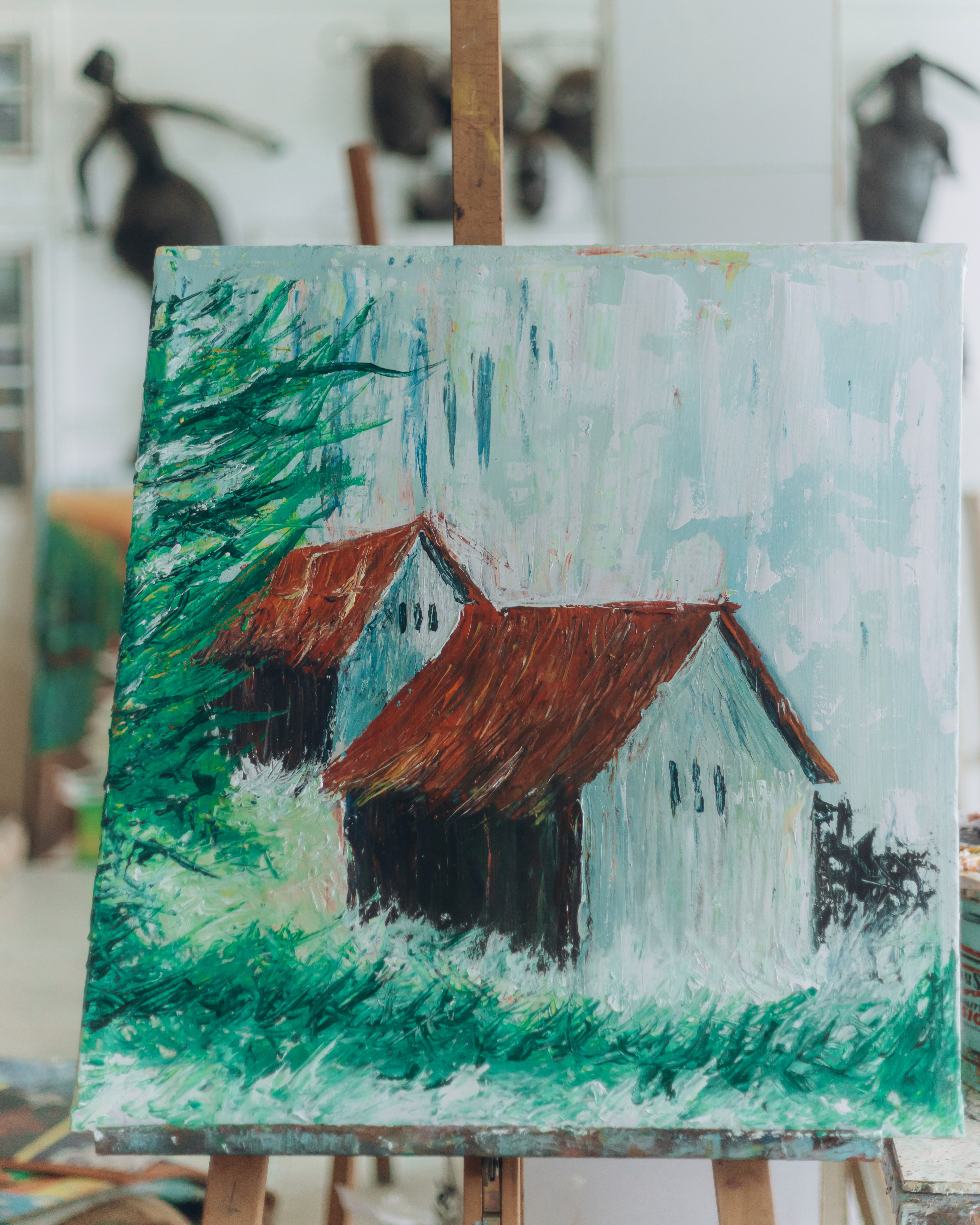 Hut painting