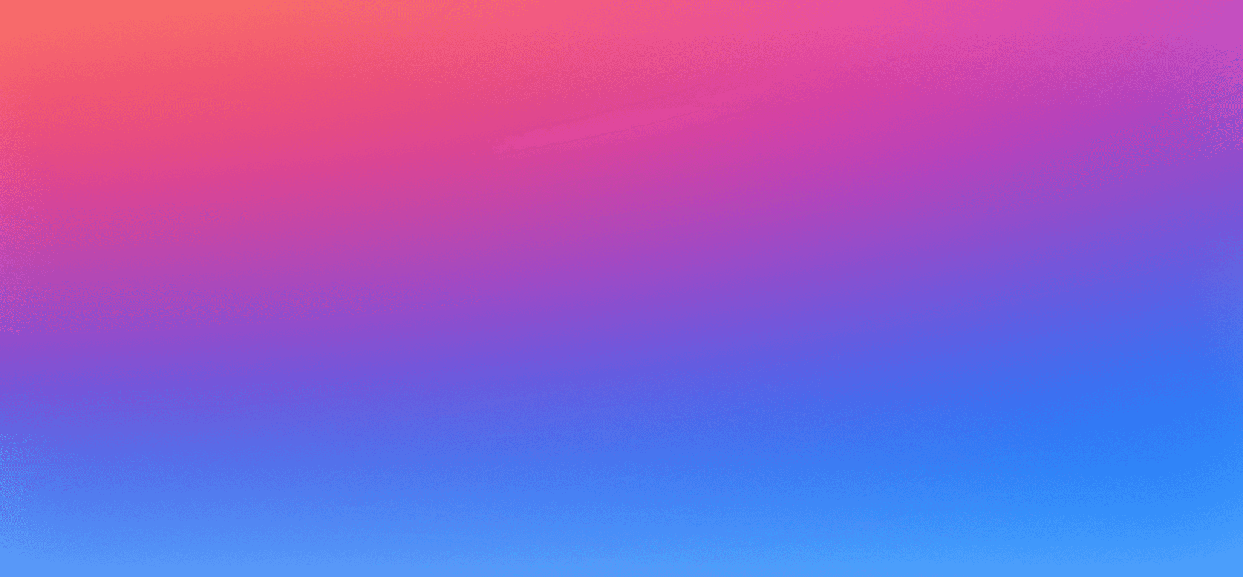 Gradient background on hero section