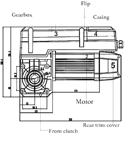 Best Industrial Sectional Door Motor Manufacturer | Commercial Door Operator